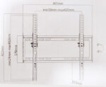 ATC Βάση TV Επιτοίχια ATC-055 32"-65" - Image 5